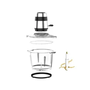 خردکن 6 تیغه مونزا مشکی مدل M-CH5003